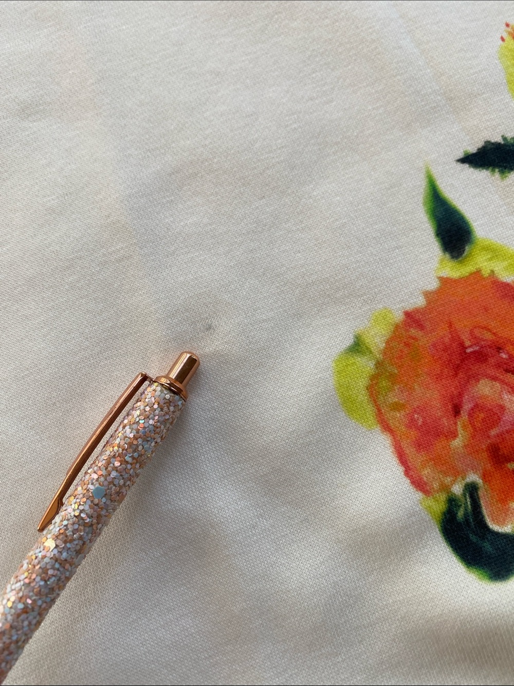 Nike Cream Limited Edition Wide-Leg Sweatpants with Orange & Yellow Floral Print - Picture 10 of 10